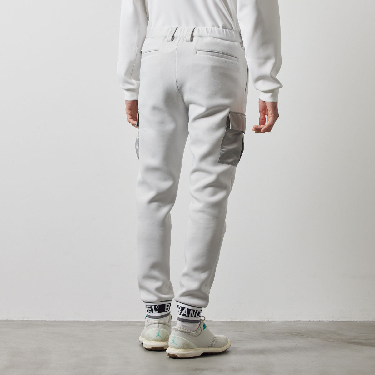 NYLON POCKET CARGO PANTS カーゴパンツ 軽量 インタック セットアップ / L-GREY