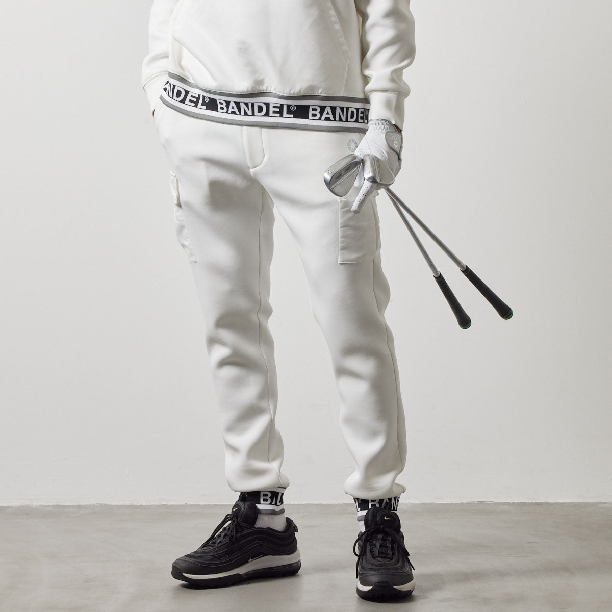NYLON POCKET CARGO PANTS カーゴパンツ 軽量 インタック セットアップ / WHITE