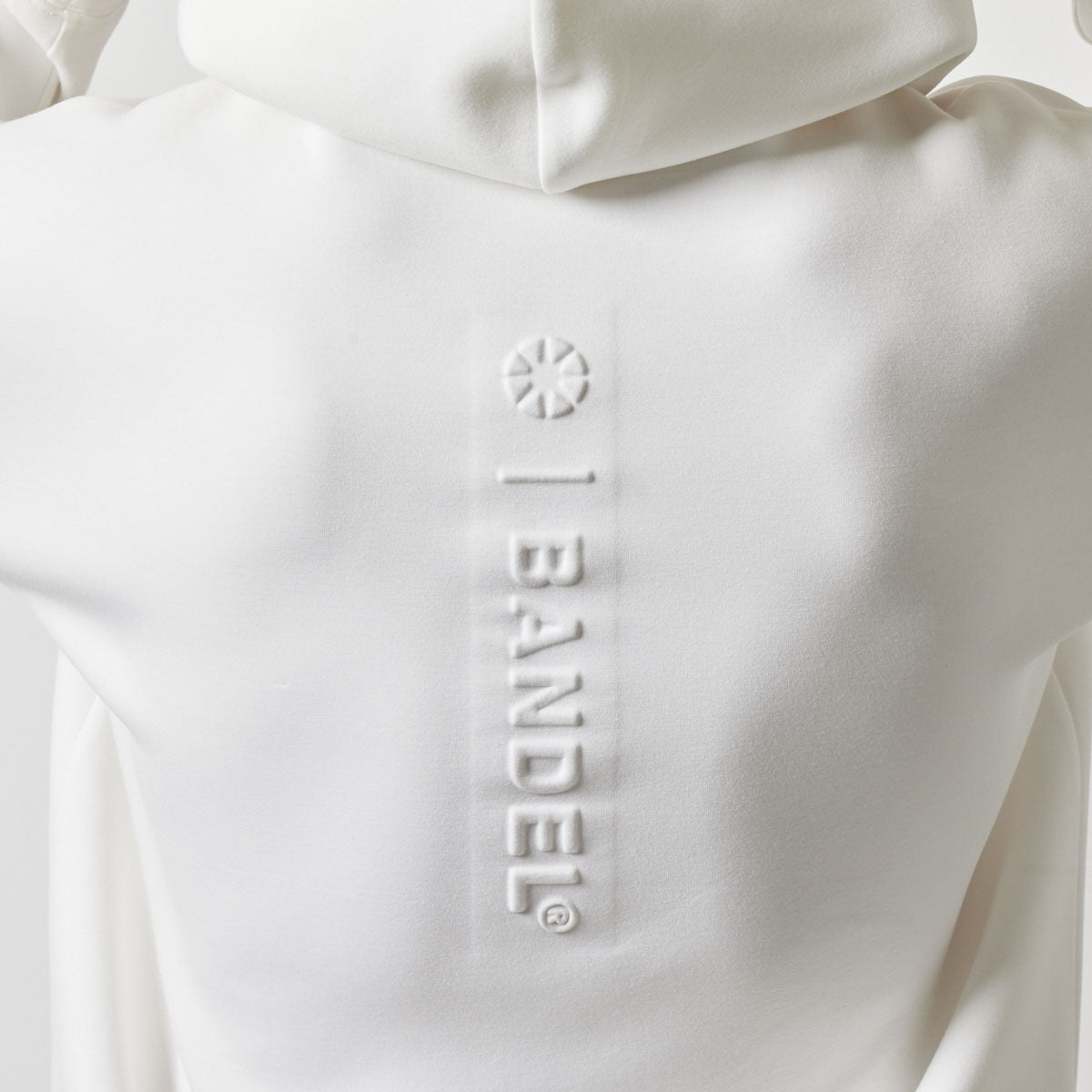 NYLON POCKET P/O HOODIE BGS-4ANPHD 軽量 ダンボール素材 異素材MIX セットアップ / WHITE