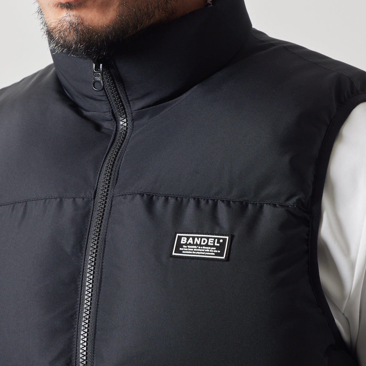 BANDEL GOLF REVERSIBLE DOWN VEST BGS-4ARDVT ダウンベスト リバーシブル 防寒性 / BLACK×HOUNDSTOOTH