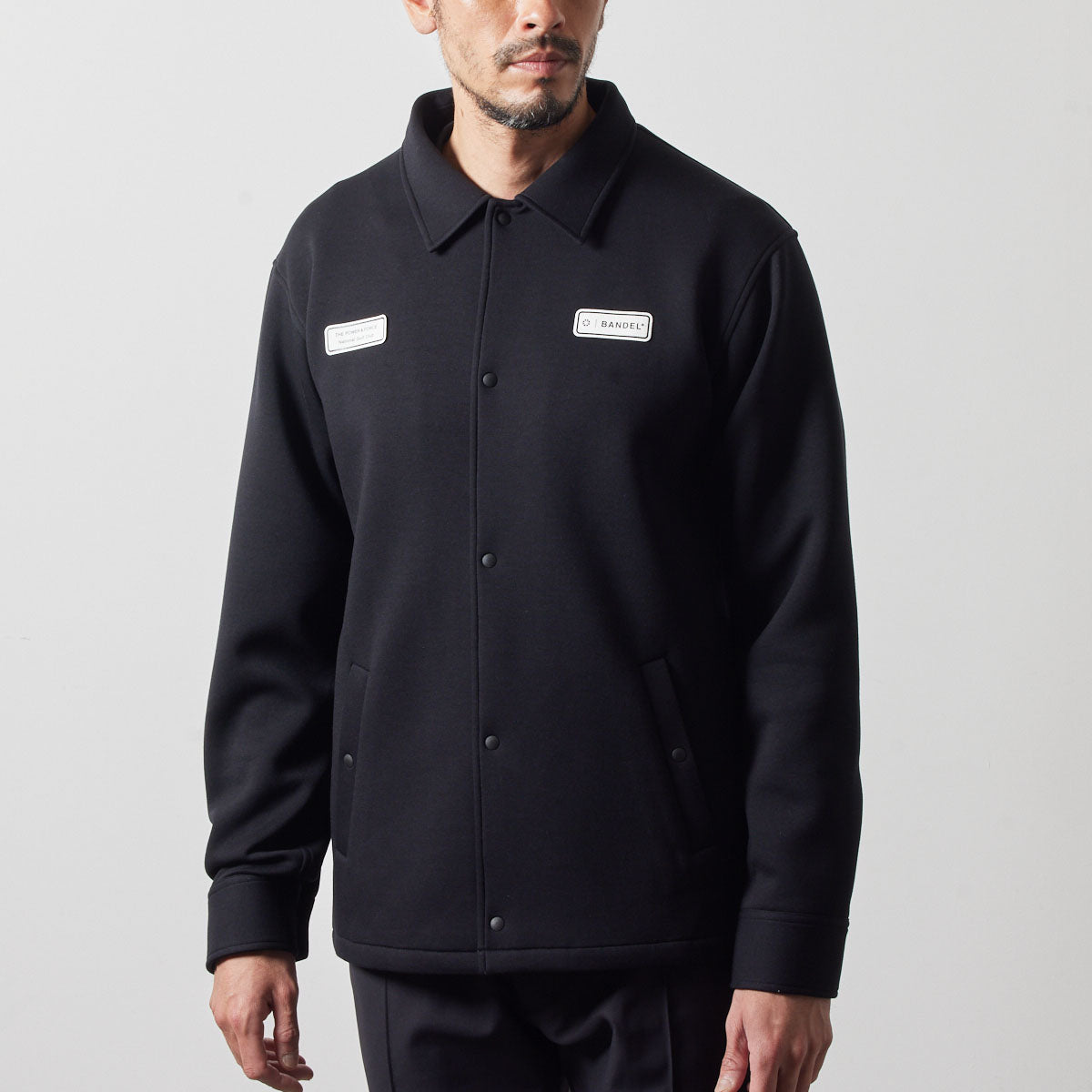 UTILITY COACH JACKET BGS-4AUCJT コーチジャケット 軽量 保温 伸縮性 ルーズフィット / BLACK