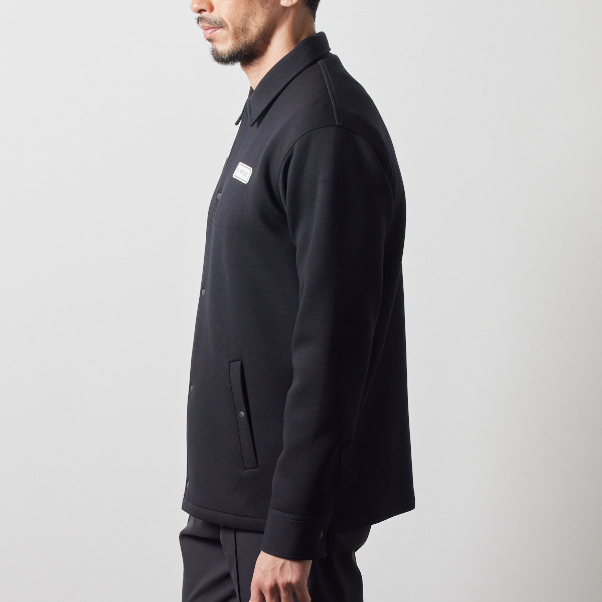 UTILITY COACH JACKET BGS-4AUCJT コーチジャケット 軽量 保温 伸縮性 ルーズフィット / BLACK