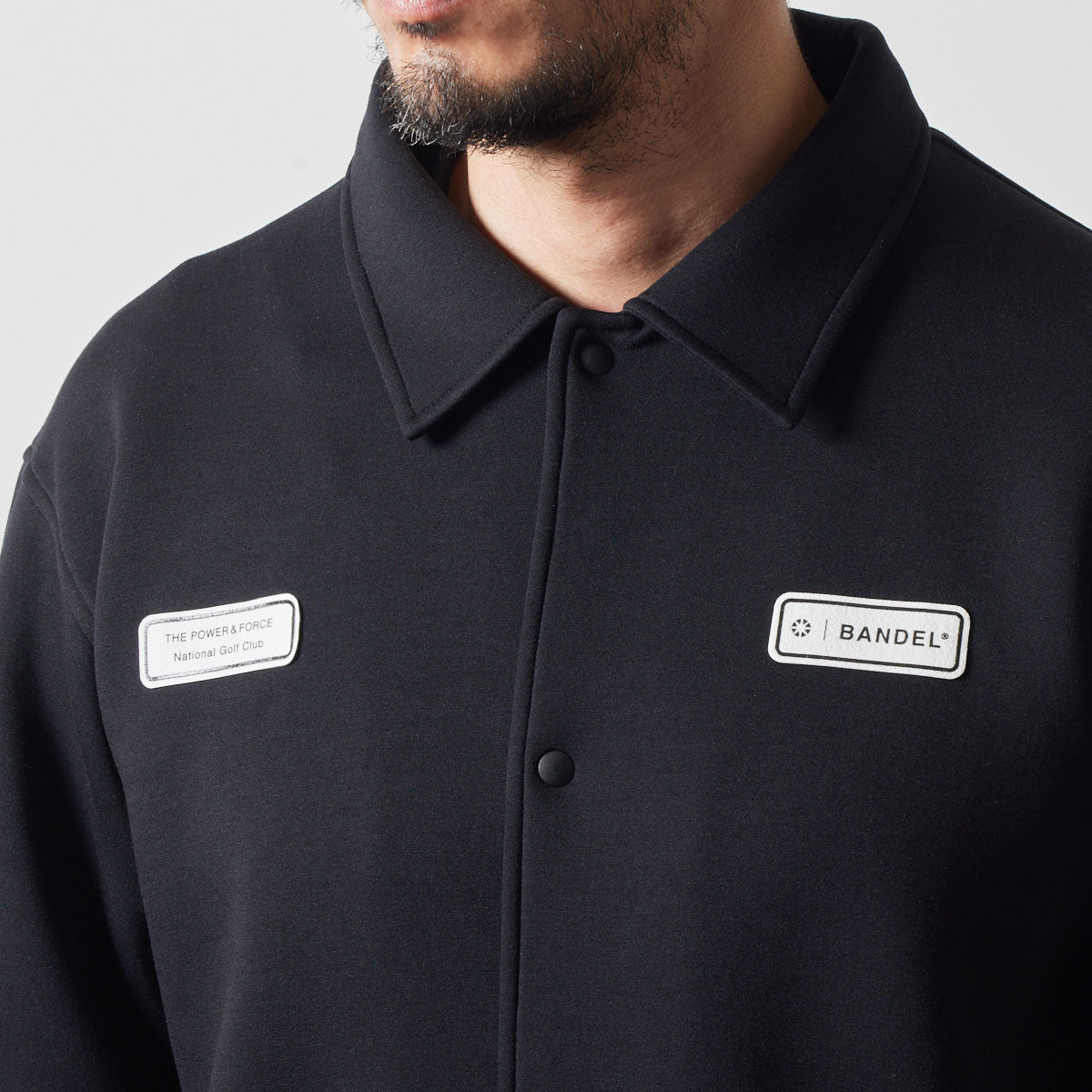 UTILITY COACH JACKET BGS-4AUCJT コーチジャケット 軽量 保温 伸縮性 ルーズフィット / BLACK