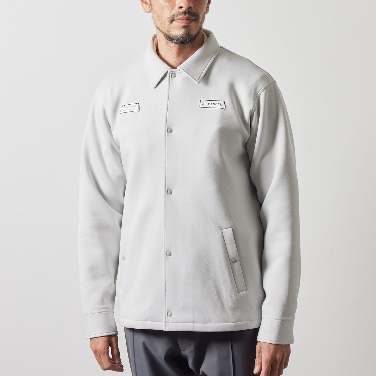 UTILITY COACH JACKET BGS-4AUCJT コーチジャケット 軽量 保温 伸縮性 ルーズフィット / L-GREY