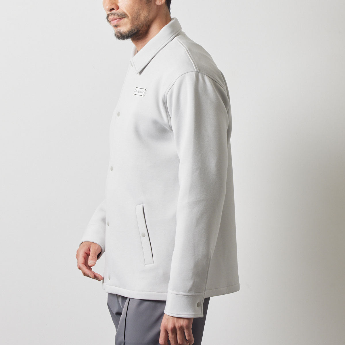 UTILITY COACH JACKET BGS-4AUCJT コーチジャケット 軽量 保温 伸縮性 ルーズフィット / L-GREY