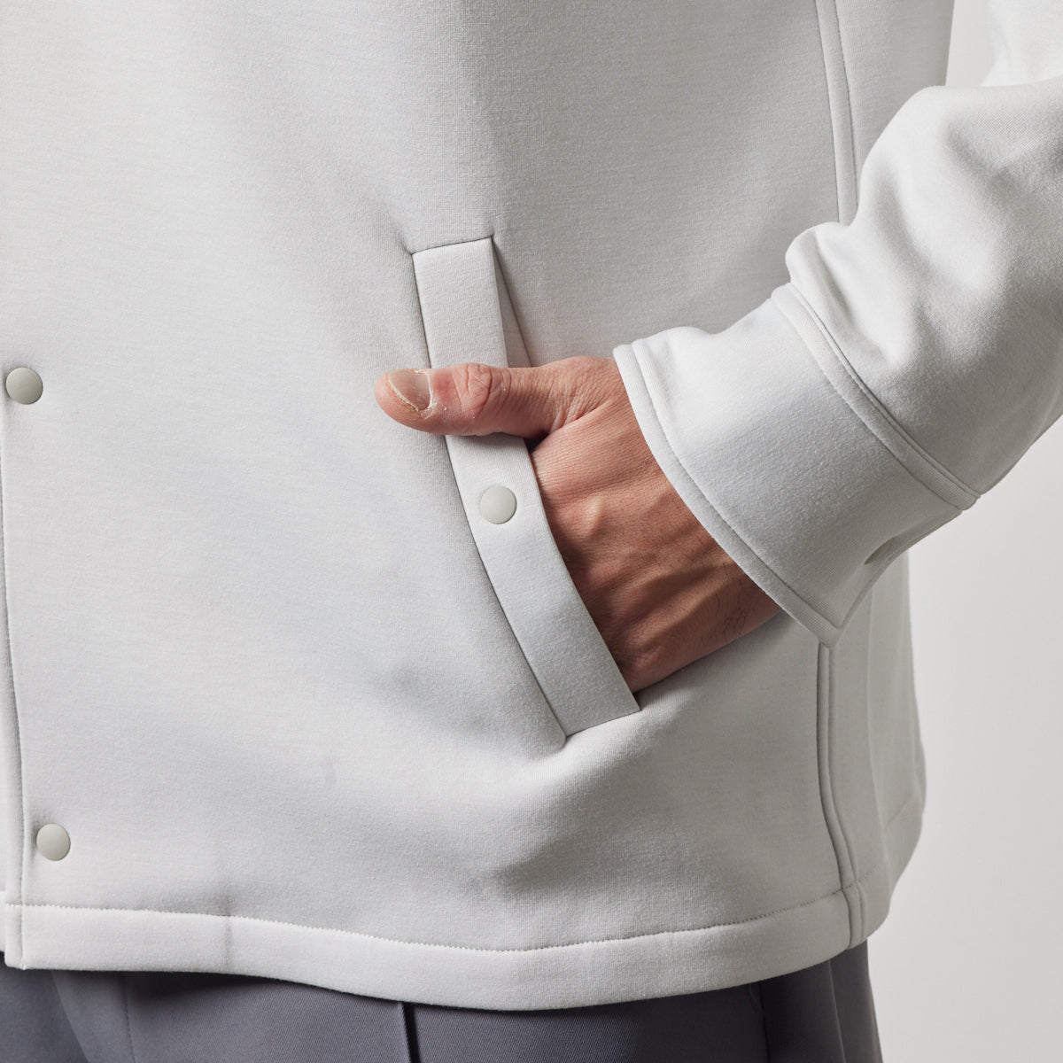 UTILITY COACH JACKET BGS-4AUCJT コーチジャケット 軽量 保温 伸縮性 ルーズフィット / L-GREY