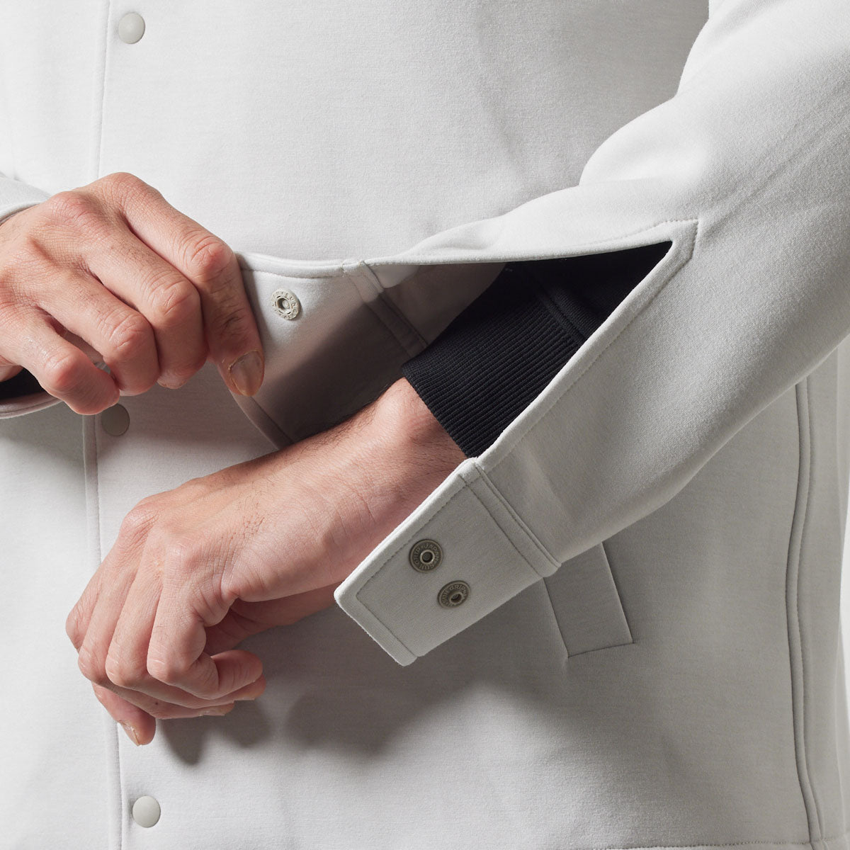 UTILITY COACH JACKET BGS-4AUCJT コーチジャケット 軽量 保温 伸縮性 ルーズフィット / L-GREY