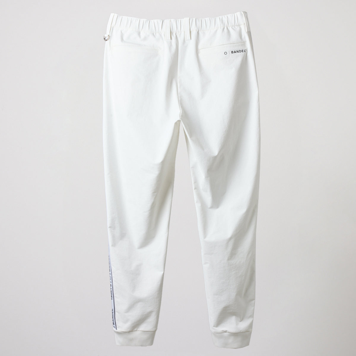 WATER REPELLENT PIPING LONGPANTS BGS-4AWPLP 高耐久 4WAYストレッチ 撥水 起毛 イージーケア セットアップ / WHITE