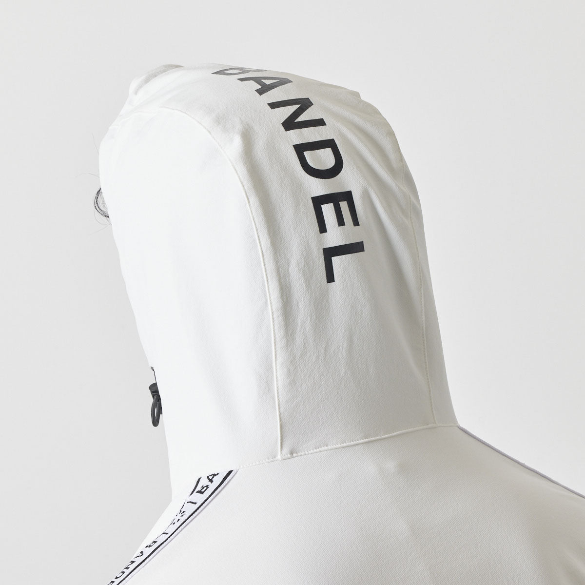 WATER REPELLENT PIPING ZIP PARKA BGS-4AWPZP 高耐久 4WAYストレッチ 撥水 起毛 イージーケア セットアップ / WHITE