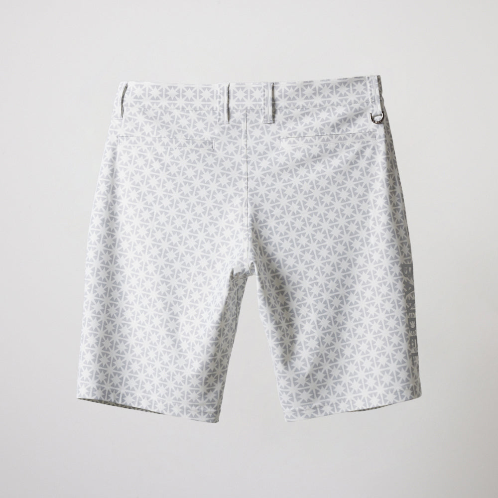 BANDEL GOLF バンデルゴルフ ショートパンツ ALLOVER STRECH HALF PANTS BGS-4SAOHP WHITE LINE GRAY