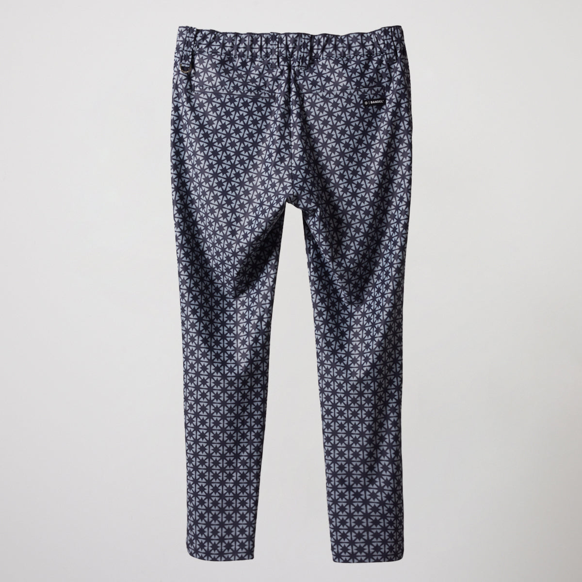 BANDEL GOLF バンデルゴルフ ロングパンツ ALLOVER STRECH TAPERED PANTS BGS-4SAOLP BLACKxGRAY