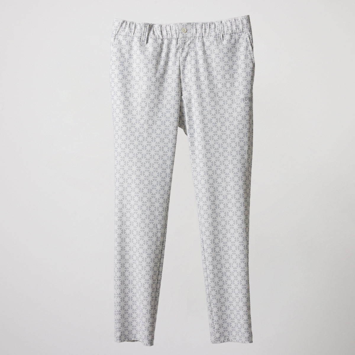 BANDEL GOLF バンデルゴルフ ロングパンツ ALLOVER STRECH TAPERED PANTS BGS-4SAOLP WHITE LINE GRAY