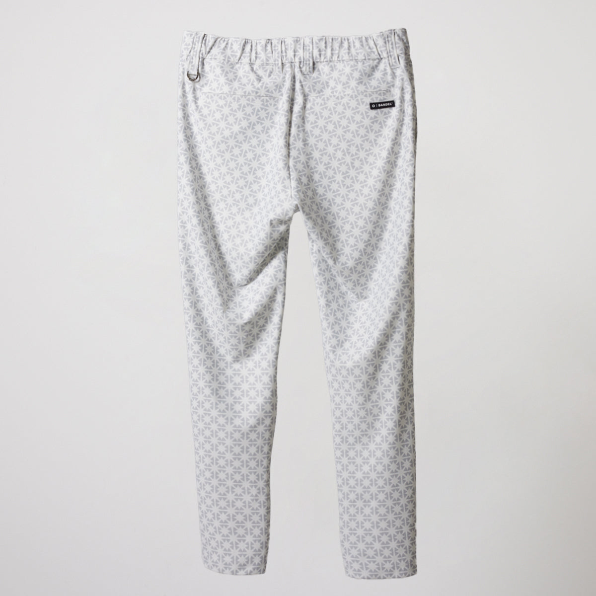 BANDEL GOLF バンデルゴルフ ロングパンツ ALLOVER STRECH TAPERED PANTS BGS-4SAOLP WHITE LINE GRAY