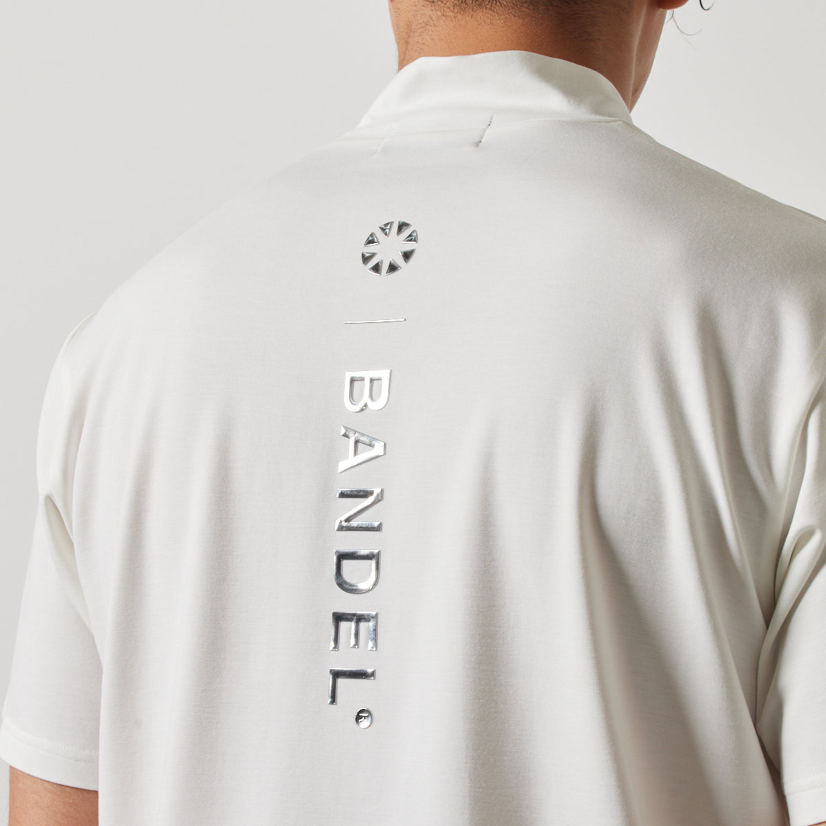 BANDEL GOLF バンデルゴルフ モックネック BASIC COOLTECH S/S MOCK NECK SHIRTS BGS-4SBCMC WHITE