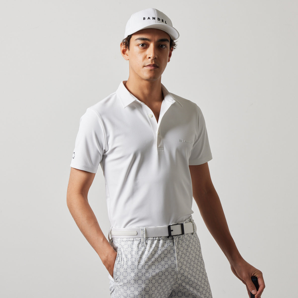 BANDEL GOLF バンデルゴルフ ポロシャツ BASIC VENTILATION S/S POLO SHIRTS BGS-4SBVPL WHITE