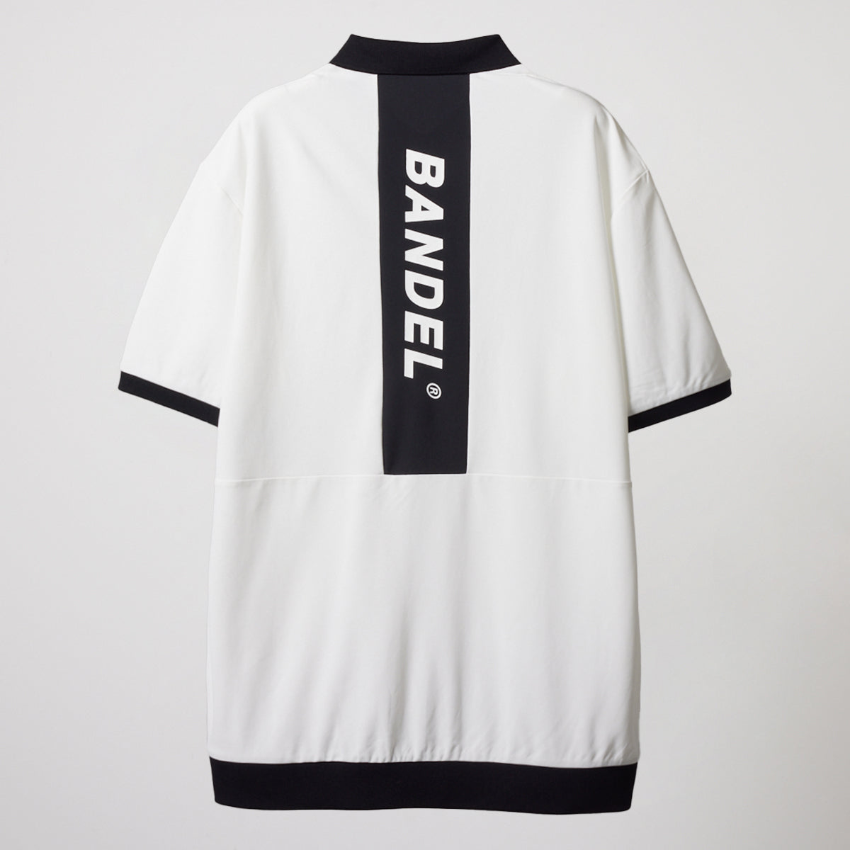 BANDEL GOLF バンデルゴルフ ポロシャツ BICOLOR RIB S/S POLO SHIRTS BGS-4SLFPL WHITExBLACK