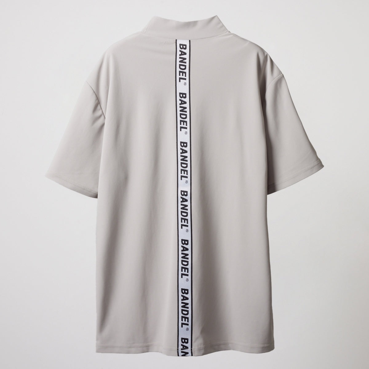 BANDEL GOLF バンデルゴルフ モックネック STRAIGHT LOGO S/S MOCK NECK SHIRTS BGS-4SLTMC BEIGE