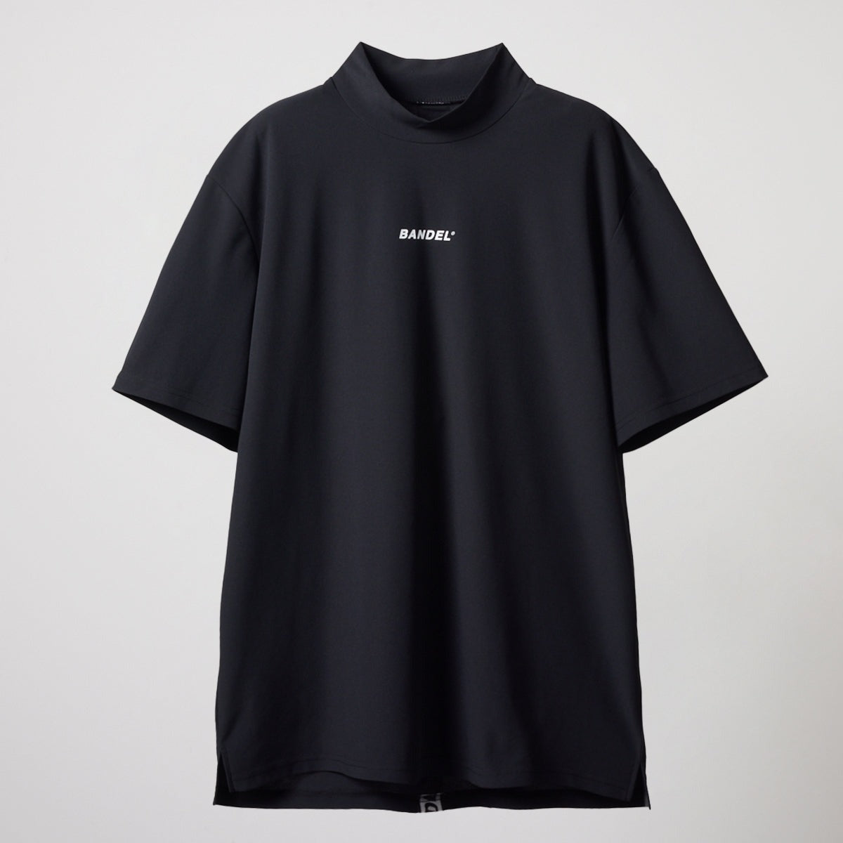 BANDEL GOLF バンデルゴルフ モックネック STRAIGHT LOGO S/S MOCK NECK SHIRTS BGS-4SLTMC BLACK