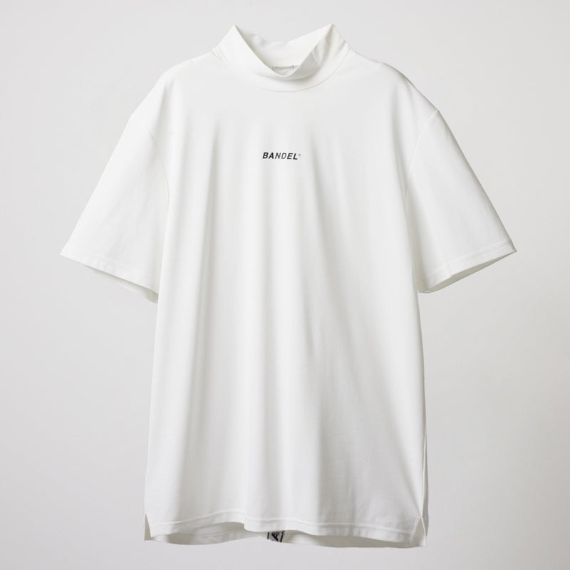 BANDEL GOLF バンデルゴルフ モックネック STRAIGHT LOGO S/S MOCK NECK SHIRTS BGS-4SLTMC WHITE