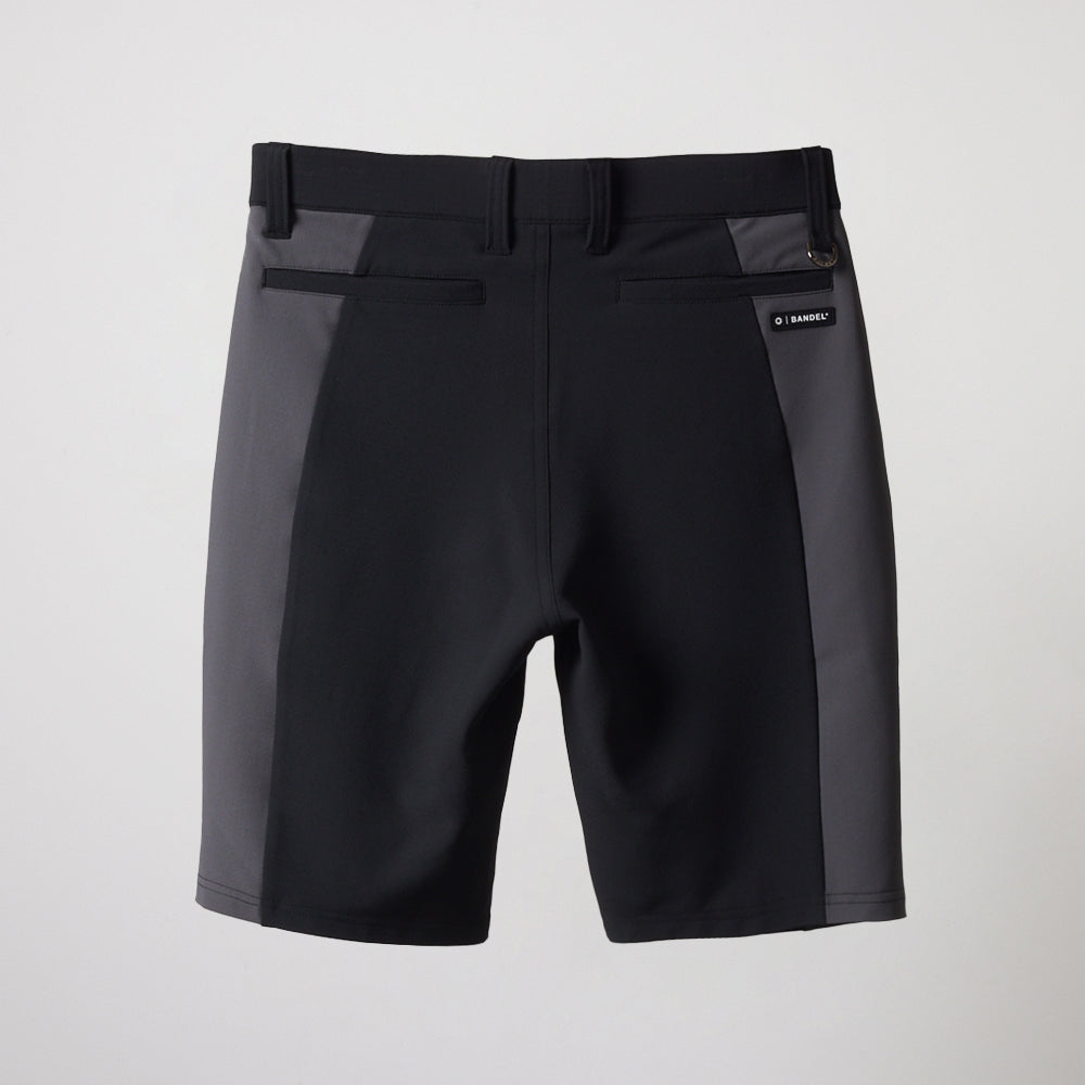 BANDEL GOLF バンデルゴルフ ショートパンツ SIDE PANEL SWITCH HALF PANTS BGS-4SSSHP BLACKxGRAY