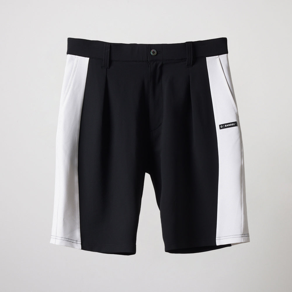 BANDEL GOLF バンデルゴルフ ショートパンツ SIDE PANEL SWITCH HALF PANTS BGS-4SSSHP BLACKxWHITE