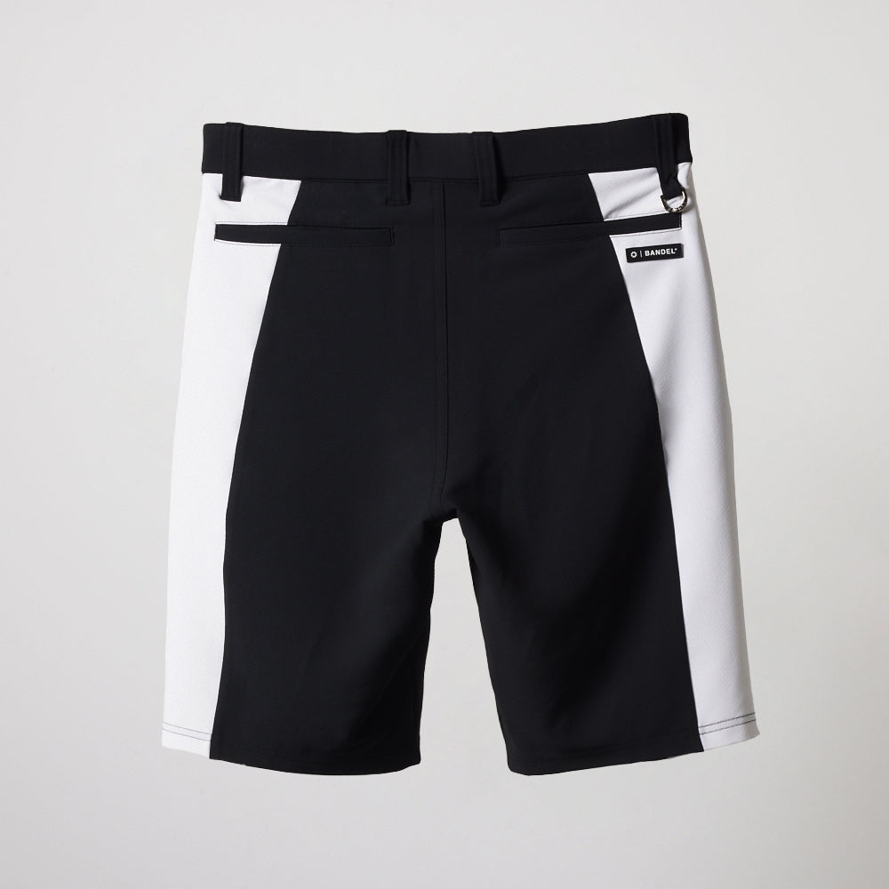 BANDEL GOLF バンデルゴルフ ショートパンツ SIDE PANEL SWITCH HALF PANTS BGS-4SSSHP BLACKxWHITE