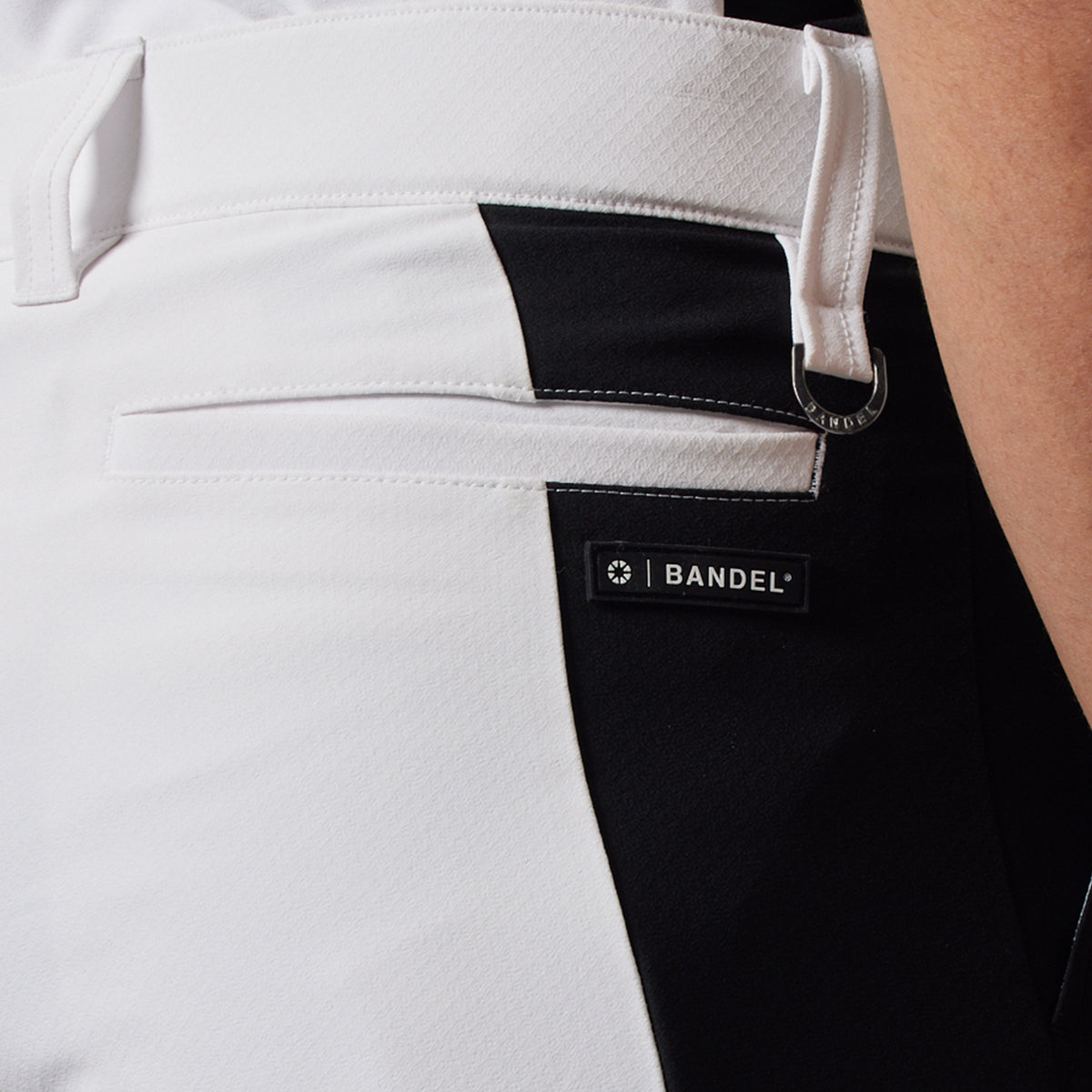 BANDEL GOLF バンデルゴルフ ショートパンツ SIDE PANEL SWITCH HALF PANTS BGS-4SSSHP WHITExBLACK
