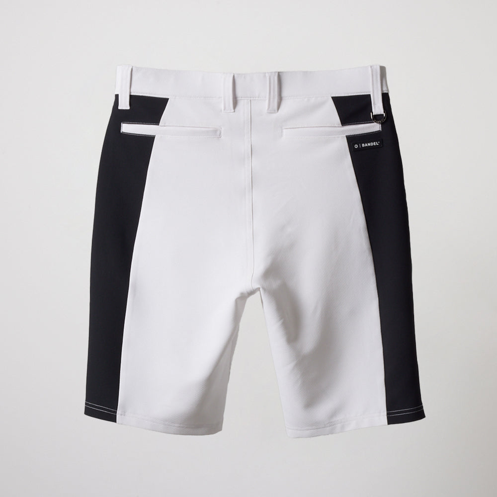 BANDEL GOLF バンデルゴルフ ショートパンツ SIDE PANEL SWITCH HALF PANTS BGS-4SSSHP WHITExBLACK