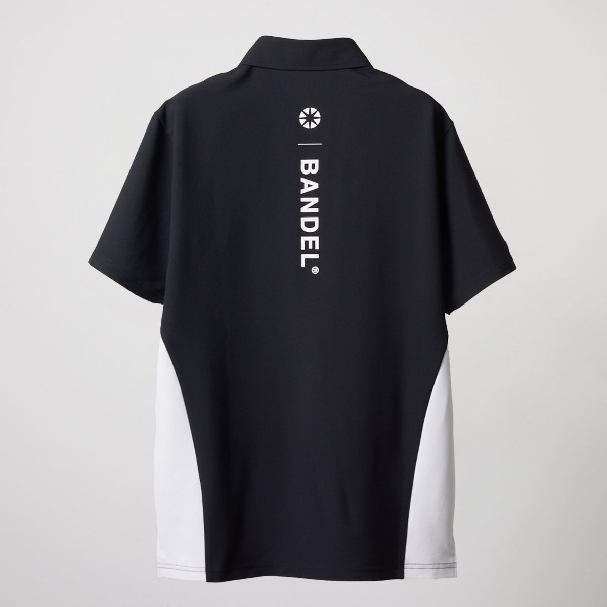 BANDEL GOLF バンデルゴルフ ポロシャツ SIDE PANEL SWITCH S/S POLO SHIRTS BGS-4SSSPL BLACKxWHITE