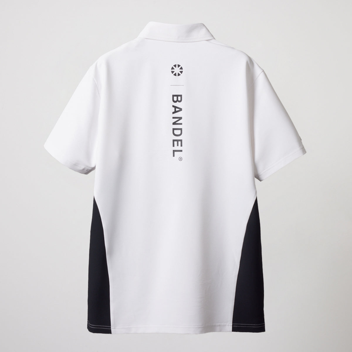 BANDEL GOLF バンデルゴルフ ポロシャツ SIDE PANEL SWITCH S/S POLO SHIRTS BGS-4SSSPL WHITExBLACK