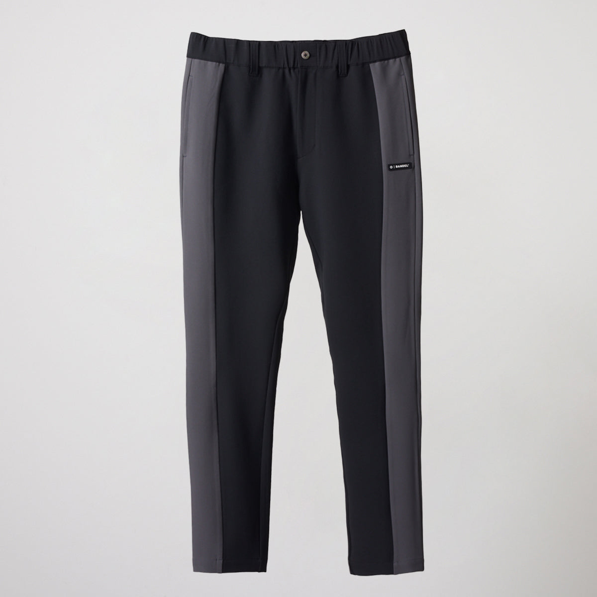 BANDEL GOLF バンデルゴルフ ロングパンツ SIDE PANEL SWITCH TAPERED PANTS BGS-4SSSPT BLACKxGRAY