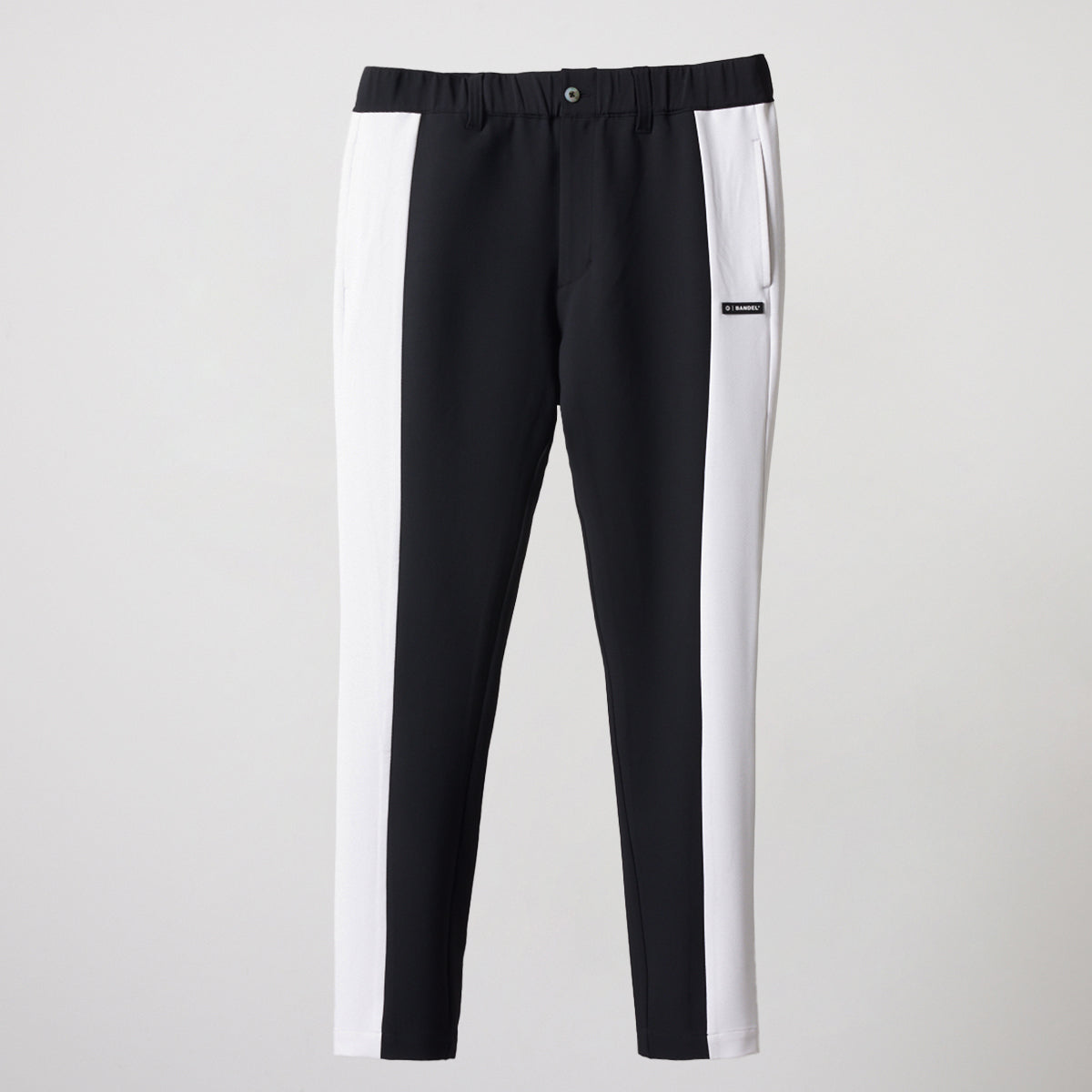 BANDEL GOLF バンデルゴルフ ロングパンツ SIDE PANEL SWITCH TAPERED PANTS BGS-4SSSPT BLACKxWHITE