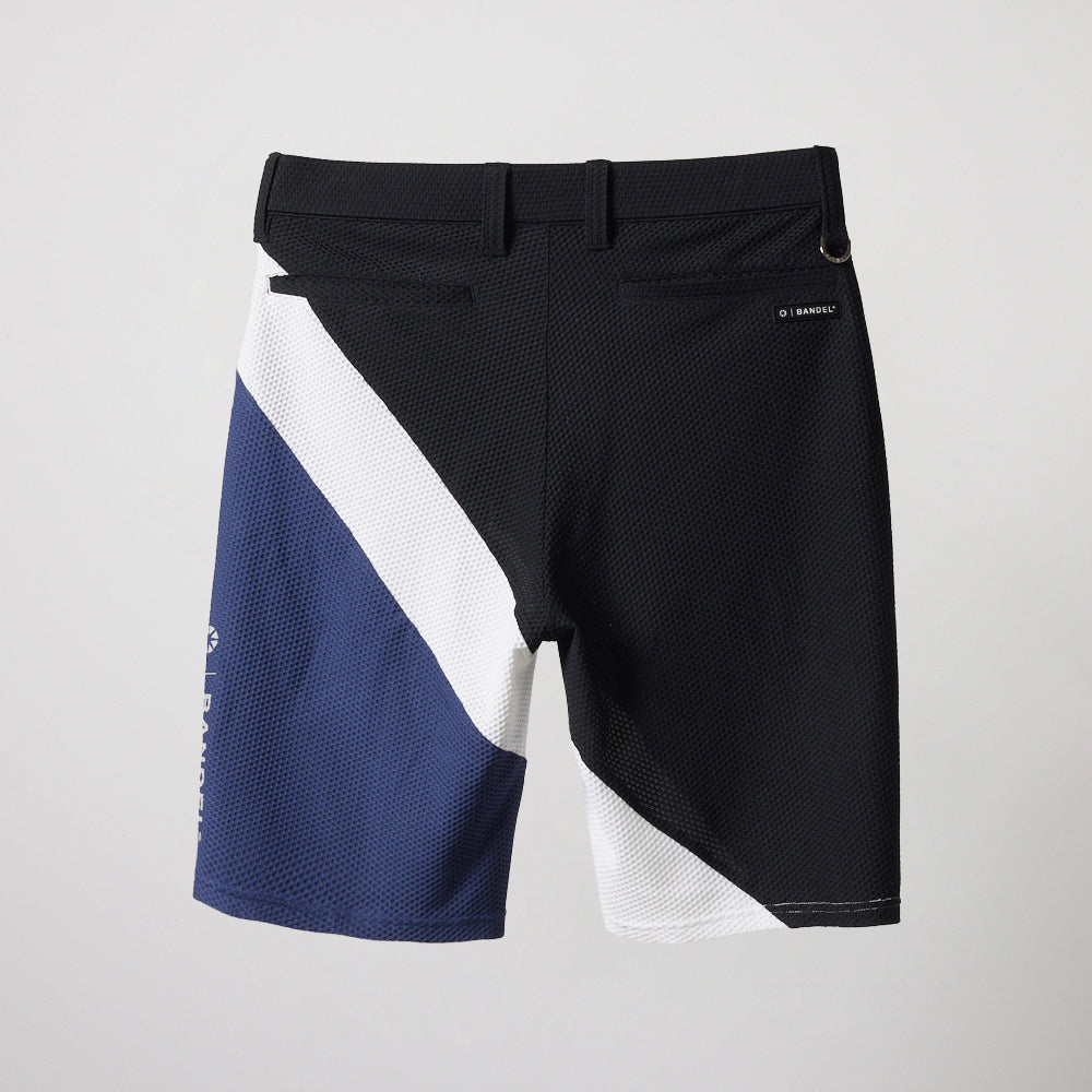 BANDEL GOLF バンデルゴルフ ショートパンツ STRIPES SWITCH HALF PANTS BGS-4SSTHP NAVYxWHITExBLACK