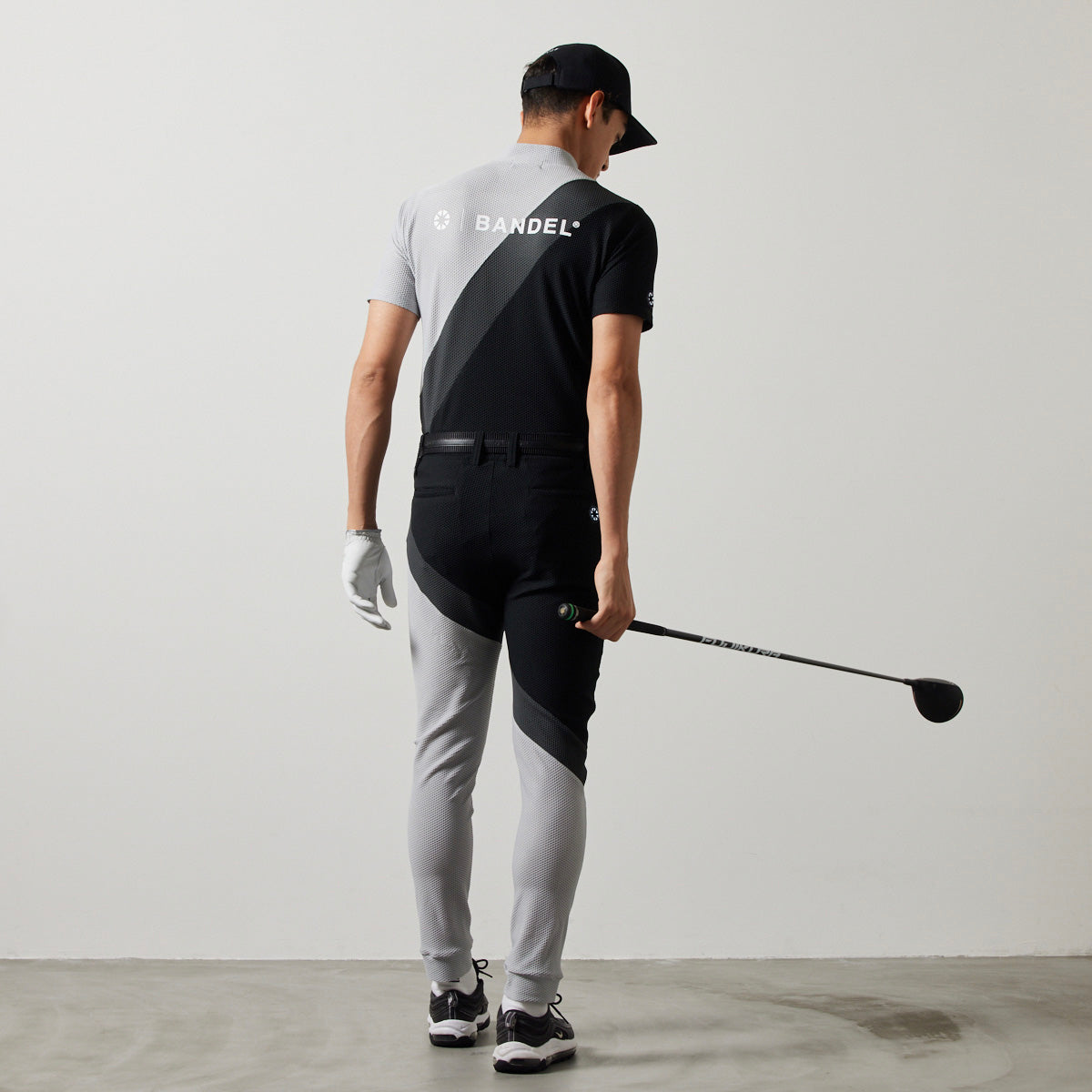 BANDEL GOLF バンデルゴルフ ロングパンツ STRIPES SWITCH LONG PANTS BGS-4SSTLP GRAYxCHARCOALxBLACK ブラック グレー