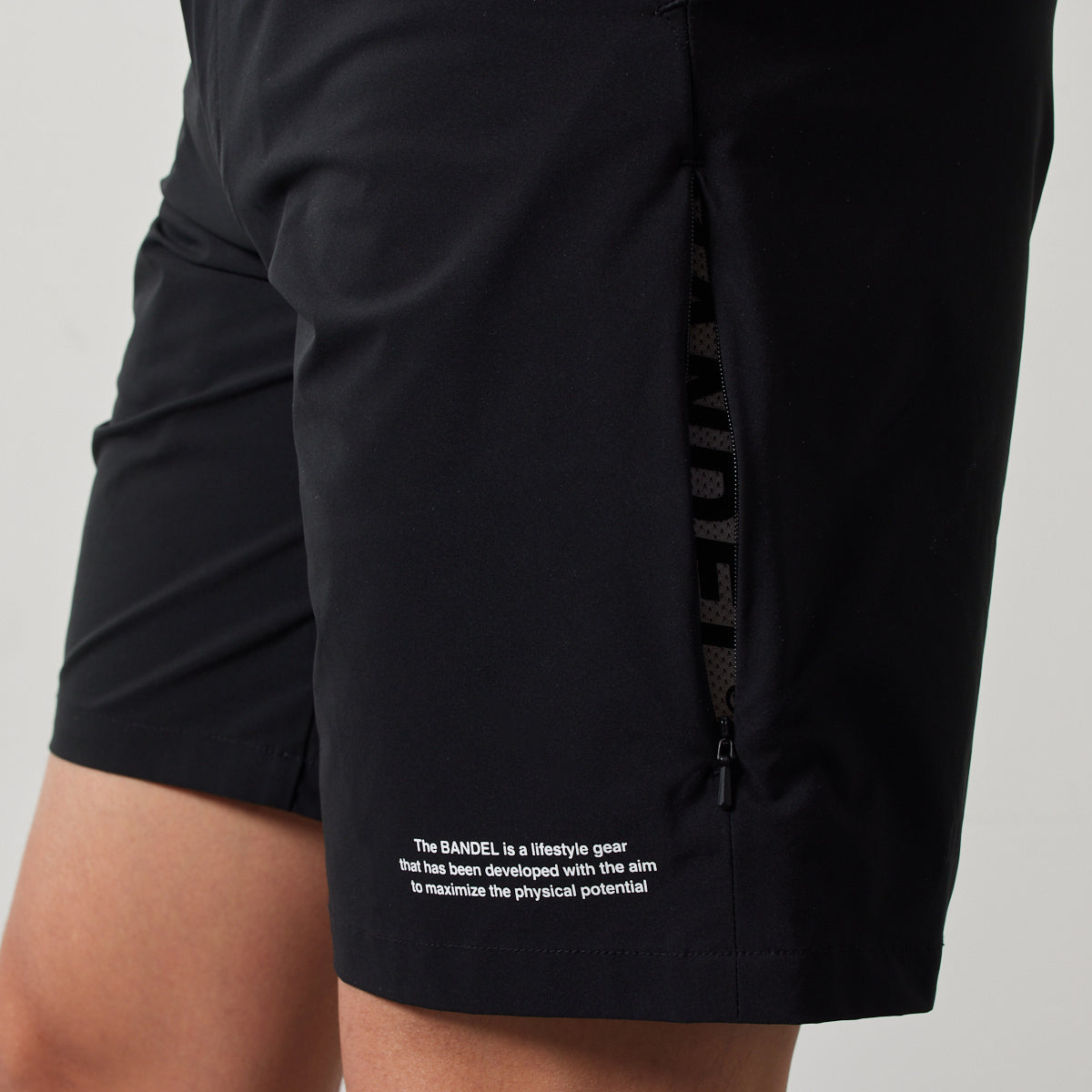 BANDEL GOLF バンデルゴルフ ショートパンツ VENTILATION WOVEN HALF PANTS BGS-4SVWHP ALL BLACK