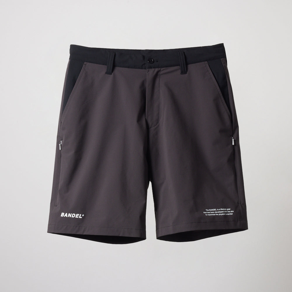 BANDEL GOLF バンデルゴルフ ショートパンツ VENTILATION WOVEN HALF PANTS BGS-4SVWHP CHARCOALxBLACK