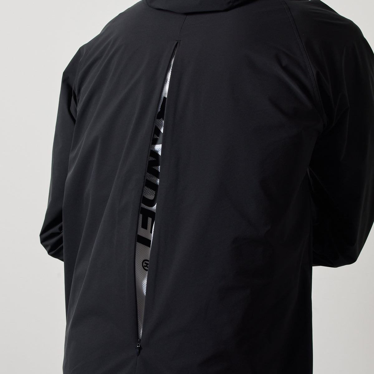 BANDEL GOLF バンデルゴルフ ジップフーディー セットアップ VENTILATION WOVEN JACKET BGS-4SVWJK ALL BLACK ブラック