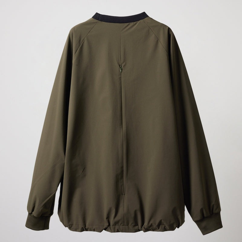 BANDEL GOLF バンデルゴルフ プルオーバー セットアップ VENTILATION WOVEN PULLOVER BGS-4SVWPO KHAKIxBLACK カーキ ブラック