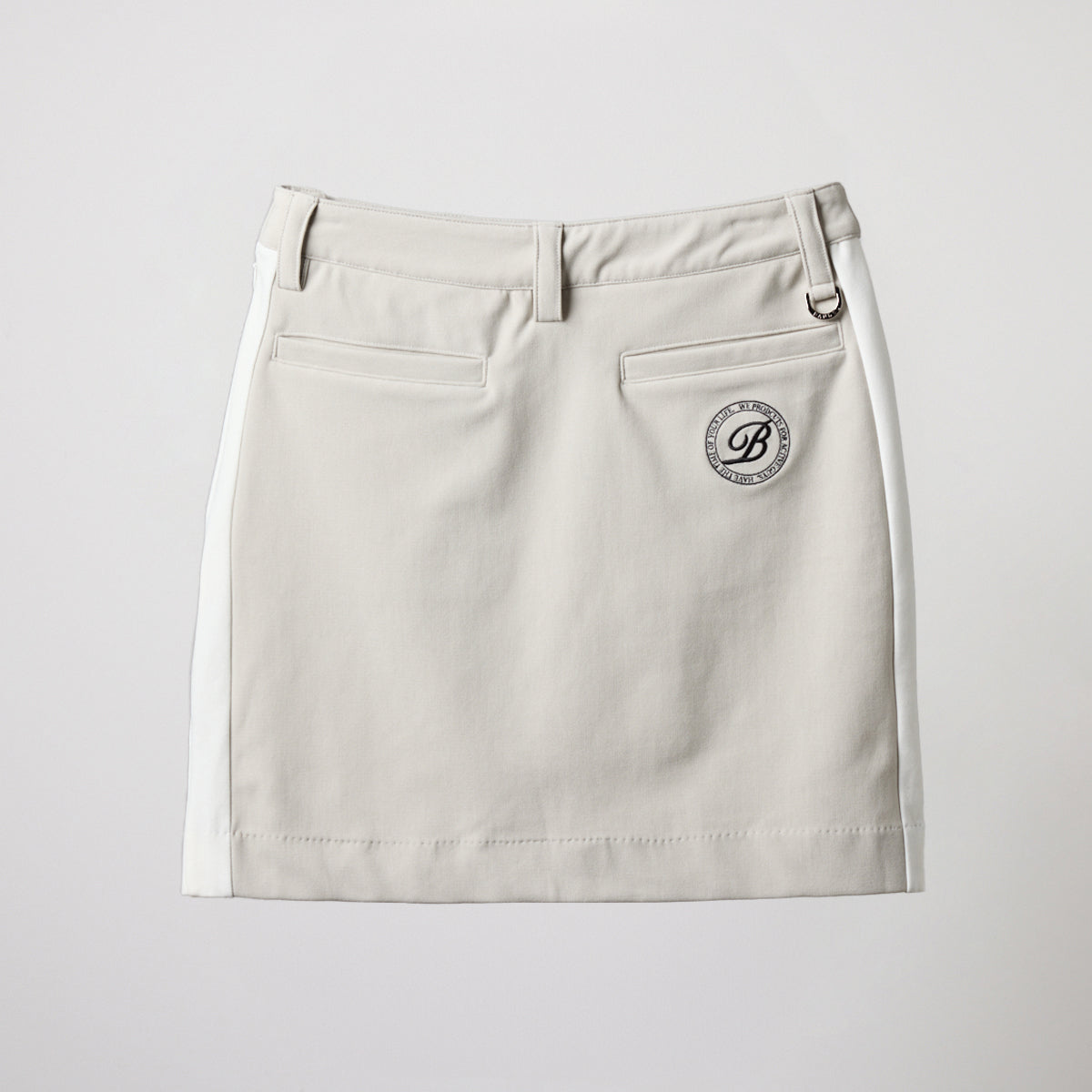 WOMENS HOUNDSTOOTH BICOLOR SKIRT BGS-W4AHBSK スカート テーパード スタイルアップ効果 発熱素材 セットアップ / GREIGE