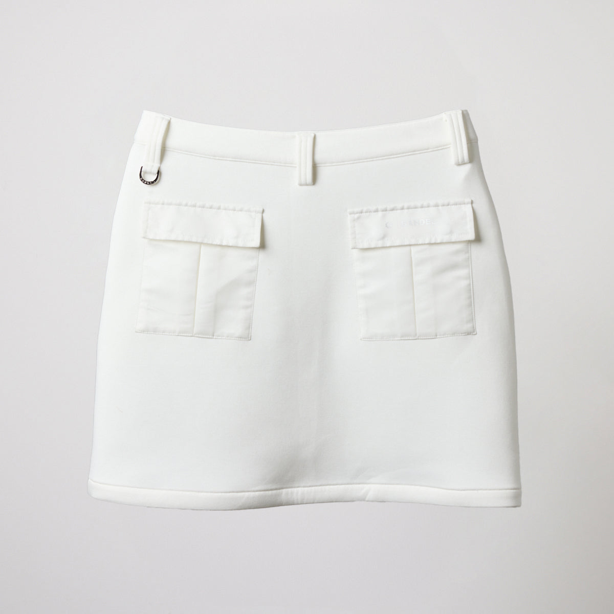 WOMENS NYLON POCKET SKIRT BGS-W4ANPSK スカート 軽量 保温 透けにくい 美シルエット / WHITE