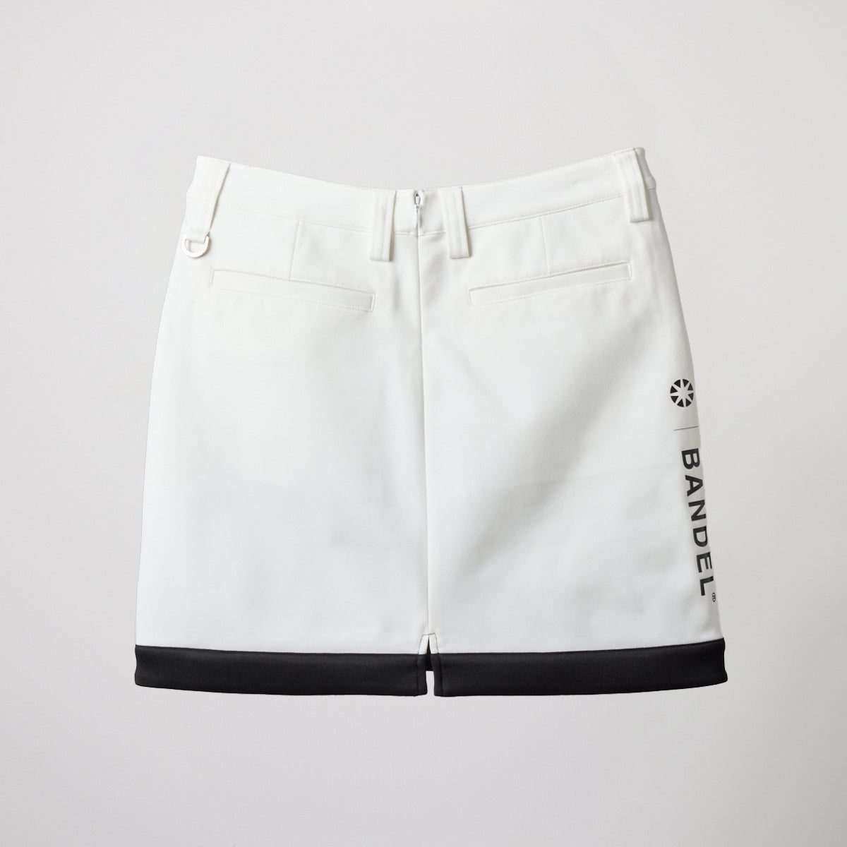 PIPING HEM SKIRT BGS-W4APHSK スカート 高ストレッチ 軽量 スタイルアップ / WHITE×BLACK