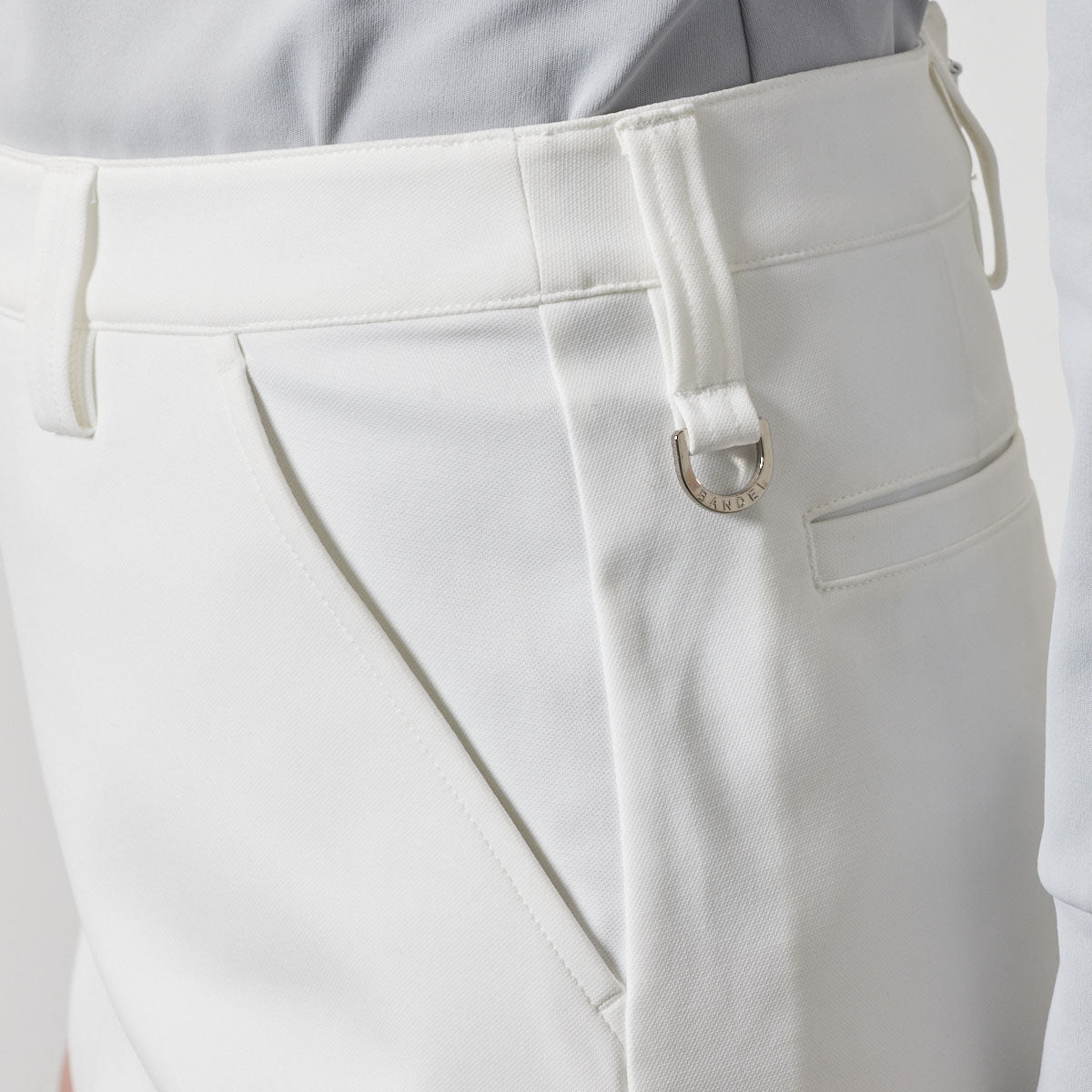 PIPING HEM SKIRT BGS-W4APHSK スカート 高ストレッチ 軽量 スタイルアップ / WHITE×BLACK