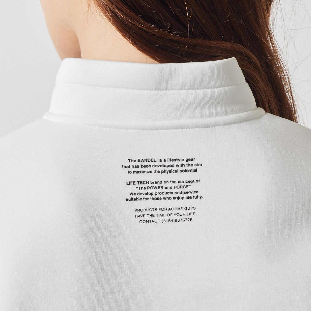 WOMENS PUFFER SLEEVE HALF ZIP BLOUSON BGS-W4APSHB ブルゾン 保温 軽量 中綿 / WHITE