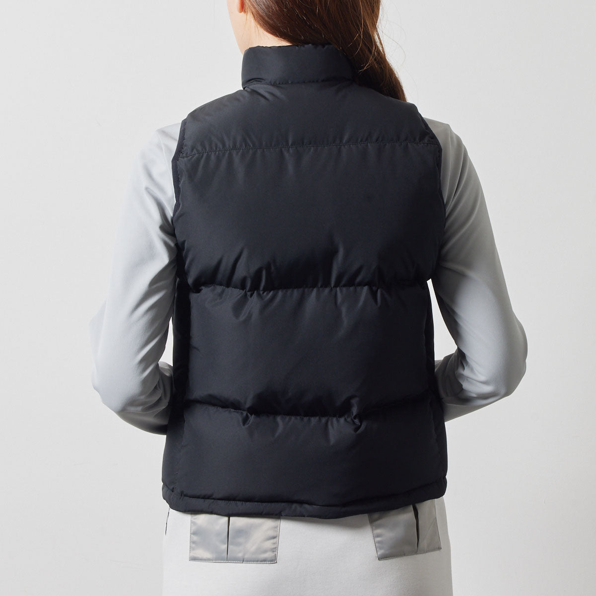 BANDEL GOLF WOMENS REVERSIBLE DOWN VEST BGS-W4ARDVTダウンベスト リバーシブル 防寒性 / BLACK×HOUNDSTOOTH
