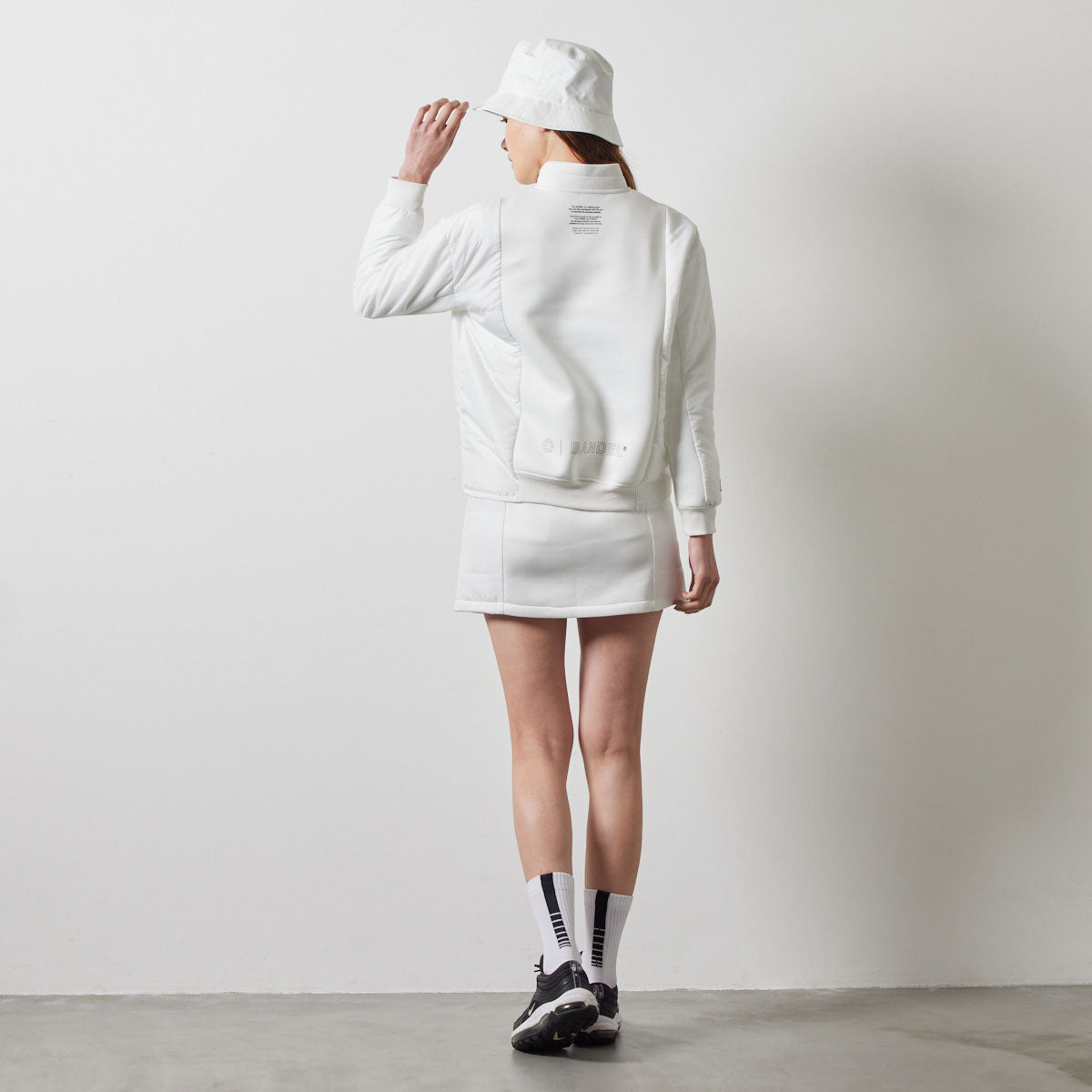 WOMENS SIDE PUFFER SKIRT BGS-W4ASPSK スカート 軽量 保温 中綿 インベル付き / WHITE