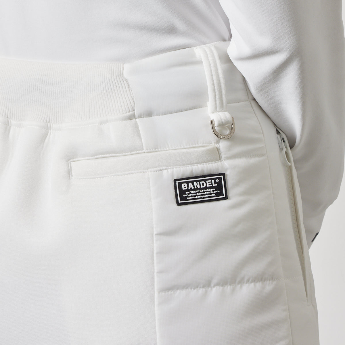 WOMENS SIDE PUFFER SKIRT BGS-W4ASPSK スカート 軽量 保温 中綿 インベル付き / WHITE