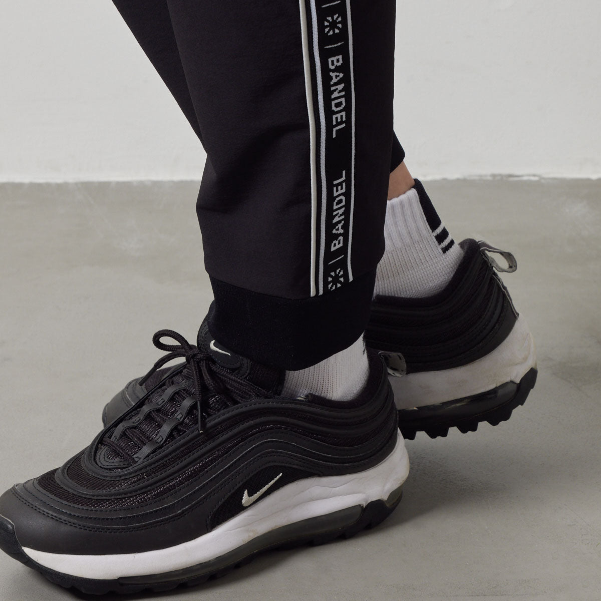 WOMENS WATER REPELLENT PIPING LONGPANTS BGS-W4AWPLP 高耐久 4WAYストレッチ 撥水 起毛 ウォッシャブル セットアップ / BLACK