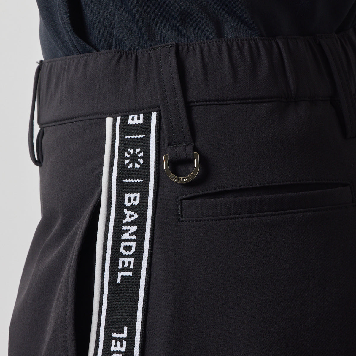 WOMENS WATER REPELLENT PIPING LONGPANTS BGS-W4AWPLP 高耐久 4WAYストレッチ 撥水 起毛 ウォッシャブル セットアップ / BLACK