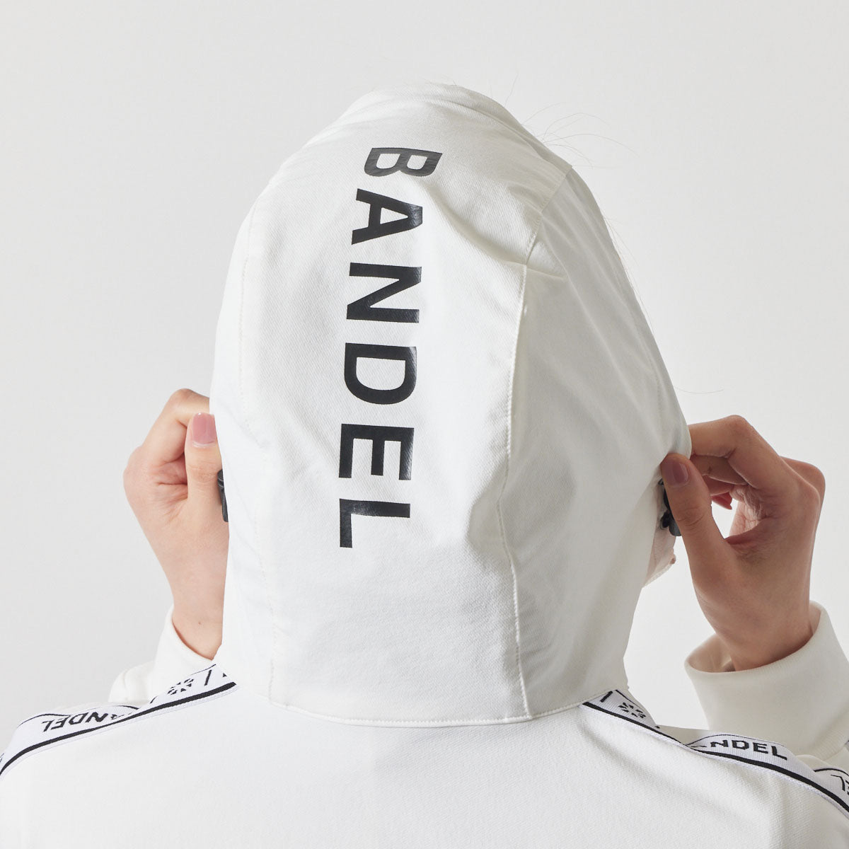 WOMENS WATER REPELLENT PIPING ZIP PARKA BGS-W4AWPZP 高耐久 4WAYストレッチ 撥水 起毛 イージーケア セットアップ / WHITE