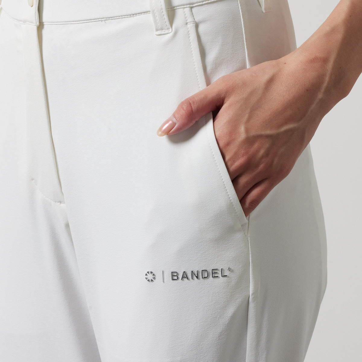 BANDEL GOLF バンデルゴルフ ロングパンツ WOMENS BASIC STRECH TAPERED PANTS BGS-W4SBSTP WHITE ホワイト